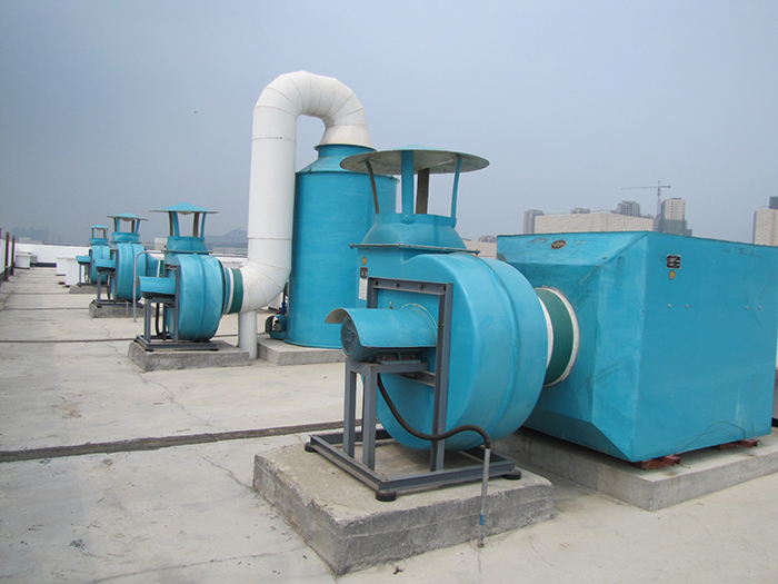 活性炭吸附處理箱、酸霧噴淋塔